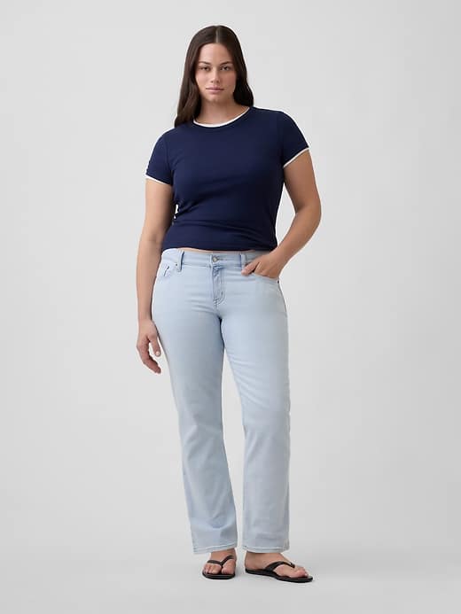 Image number 5 showing, Low Rise '90s Straight Jeans