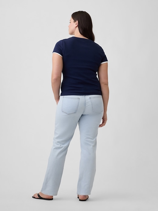 Image number 6 showing, Low Rise '90s Straight Jeans