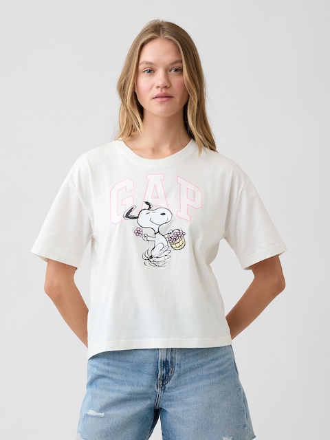 Peanuts Oversized Gap Logo T-Shirt
