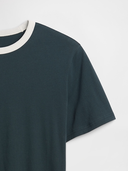 Image number 4 showing, Everyday Soft Ringer Crewneck T-Shirt