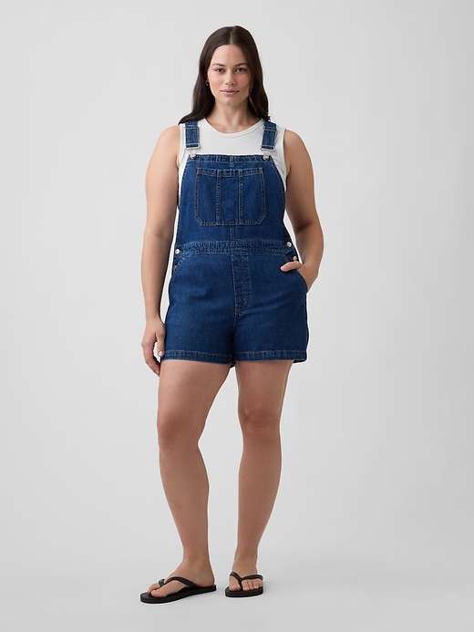 Image number 5 showing, Denim Shortalls