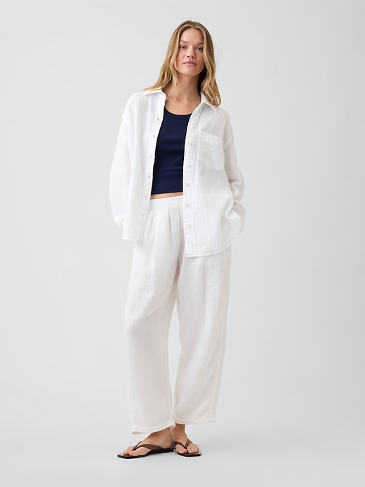 Image number 3 showing, Oversized Shirt in Gauze
