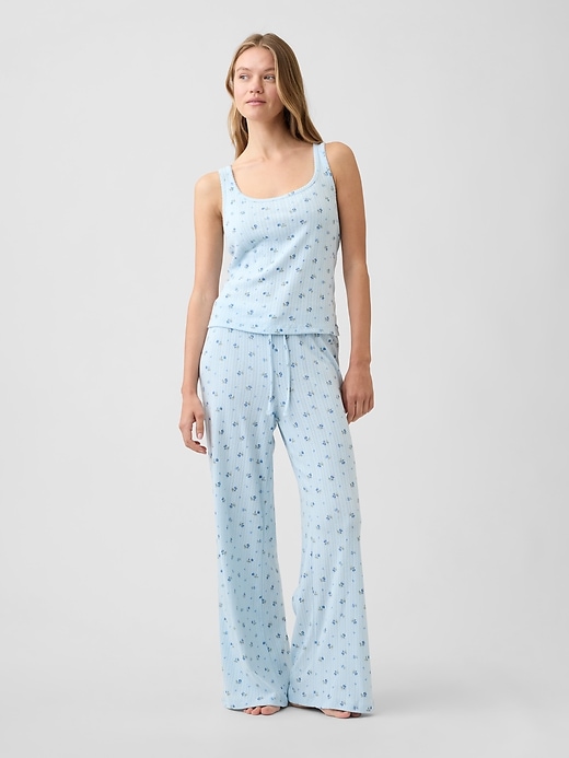 Image number 3 showing, Pointelle PJ Tank Top