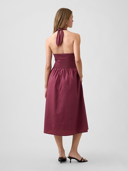 Gap Factory Women's Halter Midi Dress Black Size S Gap Factory Women's Halter Midi Dress Black Size S