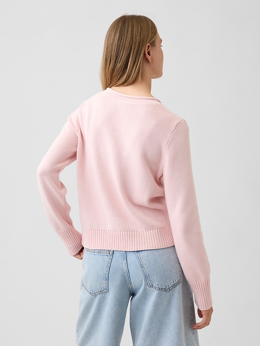 Image number 2 showing, Roll Neck Americana Intarsia Sweater