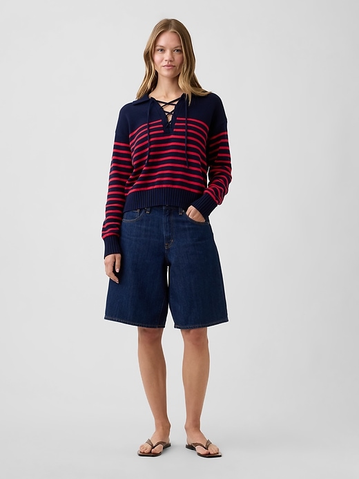 Relaxed Collared Sweater | Gap Factory