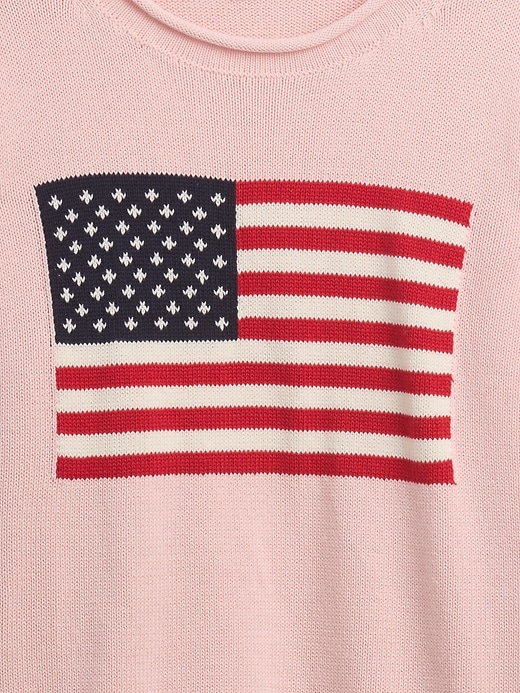Image number 4 showing, Roll Neck Americana Intarsia Sweater