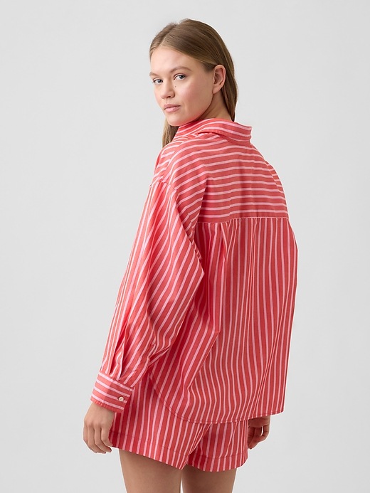 Image number 2 showing, Oversized Shirt in Poplin