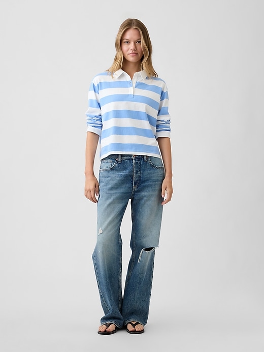 Image number 3 showing, Relaxed Rugby Polo Shirt