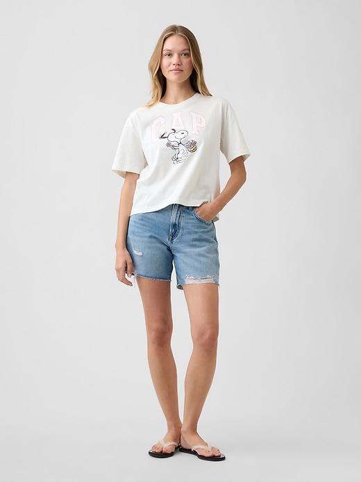 Image number 3 showing, Peanuts Oversized Gap Logo T-Shirt