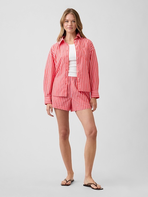 Image number 3 showing, Oversized Shirt in Poplin