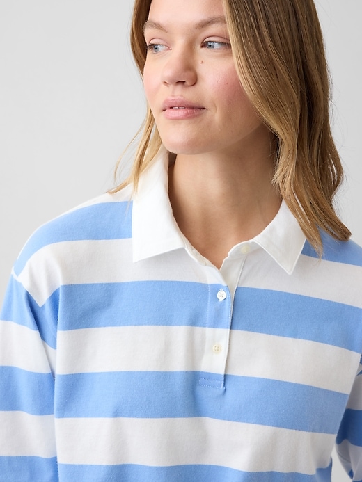 Image number 4 showing, Relaxed Rugby Polo Shirt