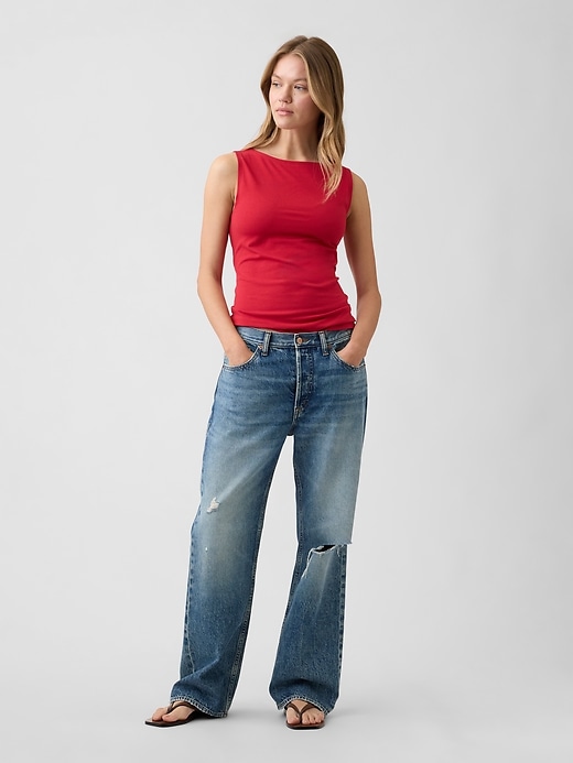 Image number 3 showing, Boatneck Tank Top