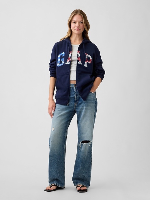 Image number 5 showing, Relaxed Gap Logo Zip Hoodie