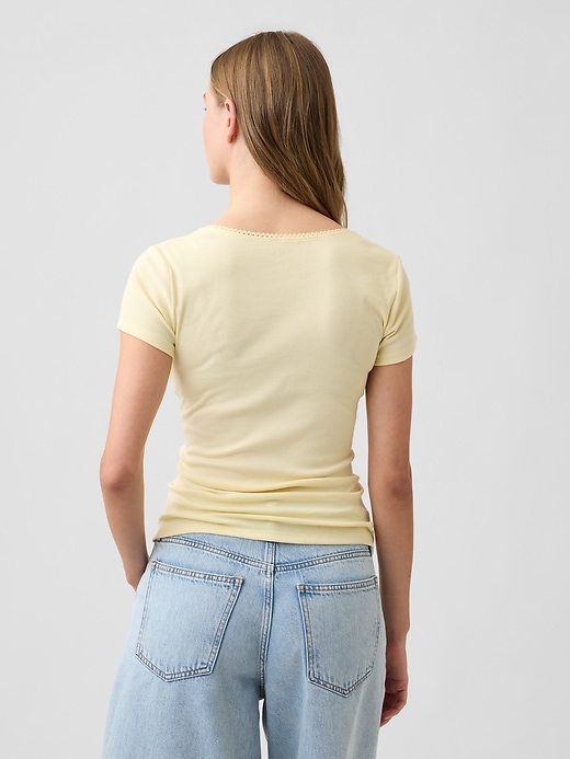 Image number 2 showing, Ribbed Squareneck Top
