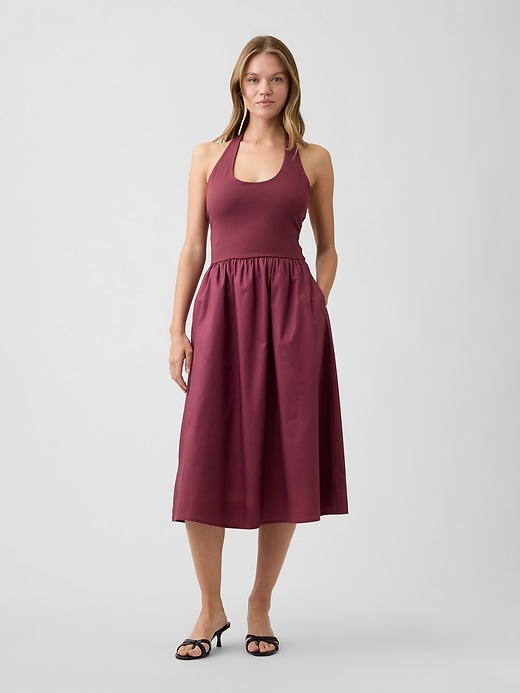 Image number 1 showing, Halter Midi Dress