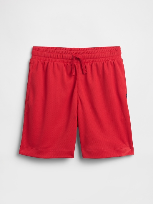 Image number 1 showing, Kids 100% Recycled Pull-On Mesh Shorts