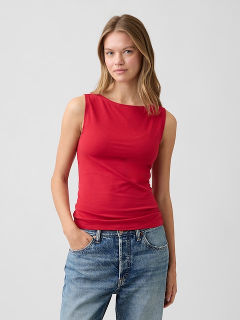 Boatneck Tank Top