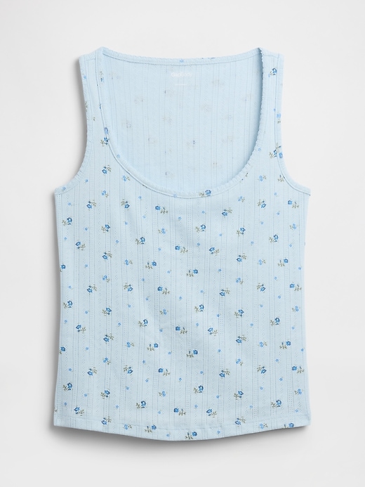 Image number 4 showing, Pointelle PJ Tank Top