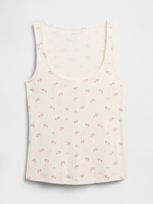 Image number 4 showing, Pointelle PJ Tank Top