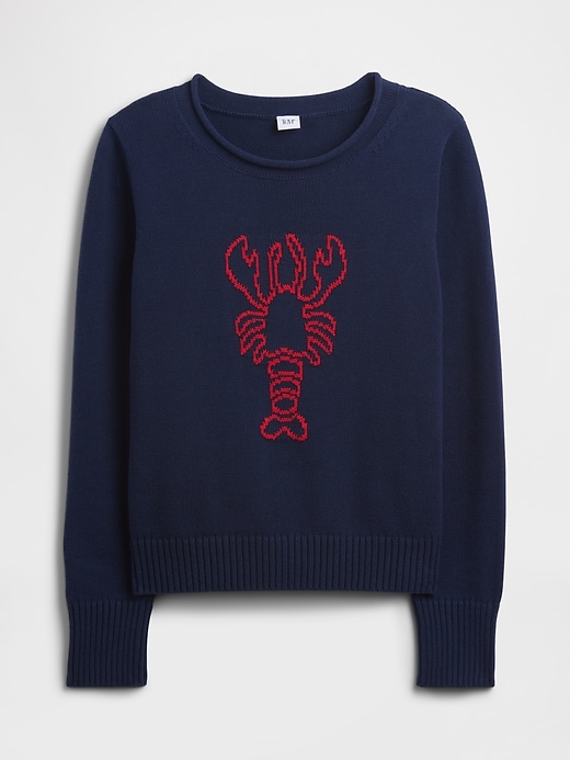 Image number 5 showing, Rollneck Intarsia Sweater