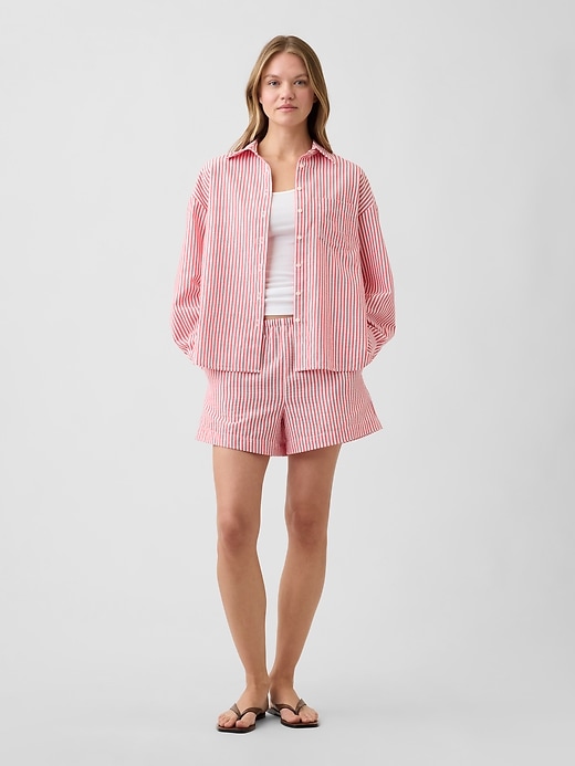 Image number 3 showing, Oversized Shirt in Seersucker