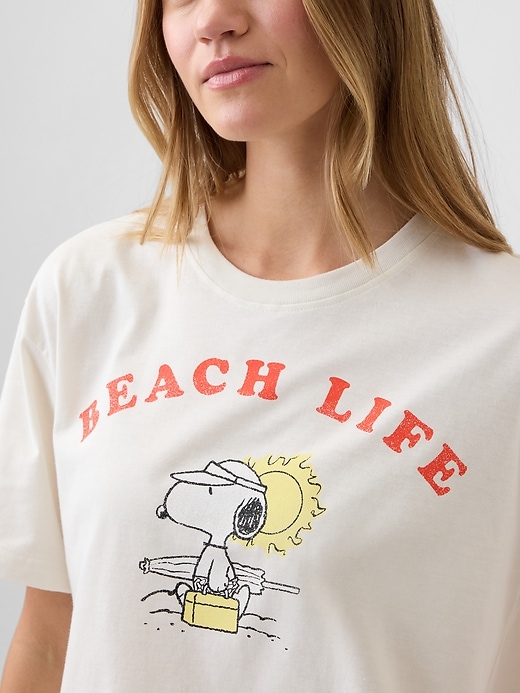 Image number 4 showing, Peanuts Oversized Graphic T-Shirt