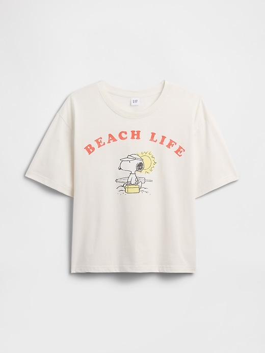 Image number 5 showing, Peanuts Oversized Graphic T-Shirt
