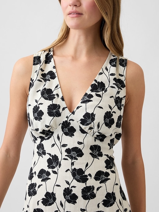 Image number 3 showing, Sleeveless V-Neck Mini Dress
