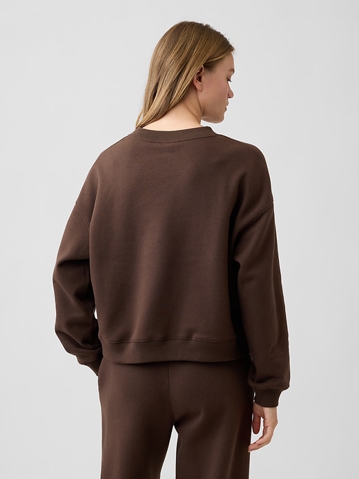Image number 2 showing, Oversized Brannan Bear Wedge V-Neck Sweatshirt