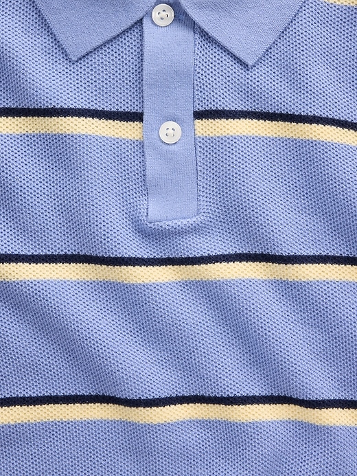 Image number 4 showing, Stripe Sweater Polo Shirt