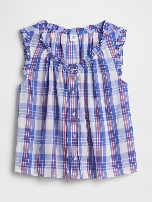 Image number 5 showing, Relaxed Sleeveless Tie-Neck Top