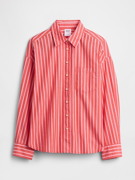 Image number 5 showing, Oversized Shirt in Poplin