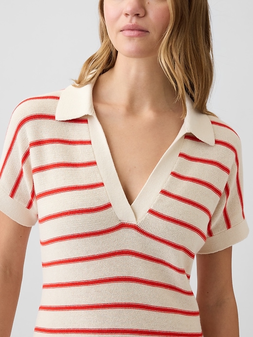 Image number 3 showing, Polo Sweater Mini Dress
