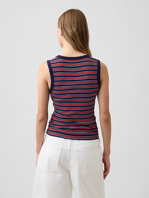Image number 2 showing, Ribbed Scoopneck Tank Top