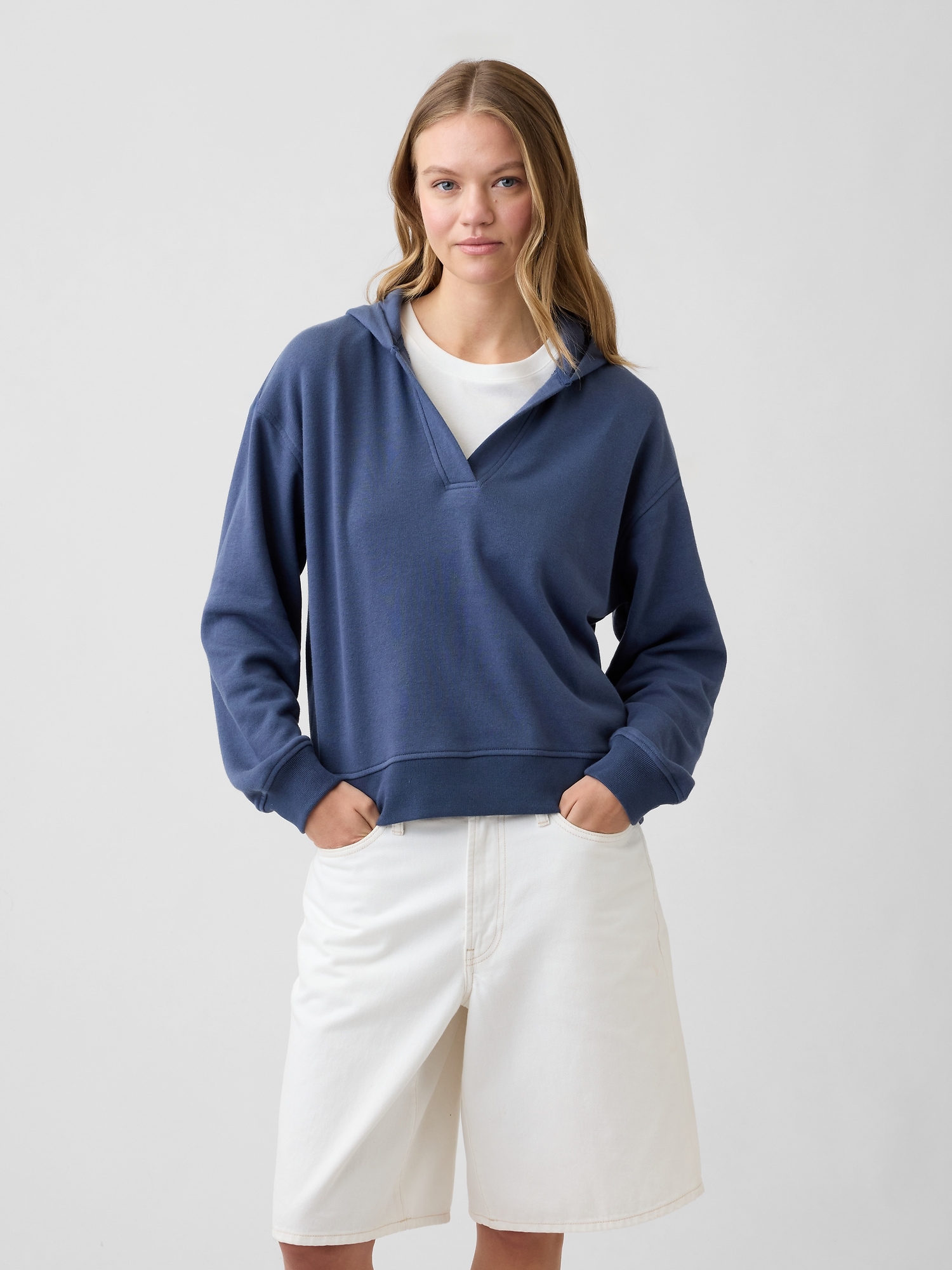 Relaxed French Terry Hoodie