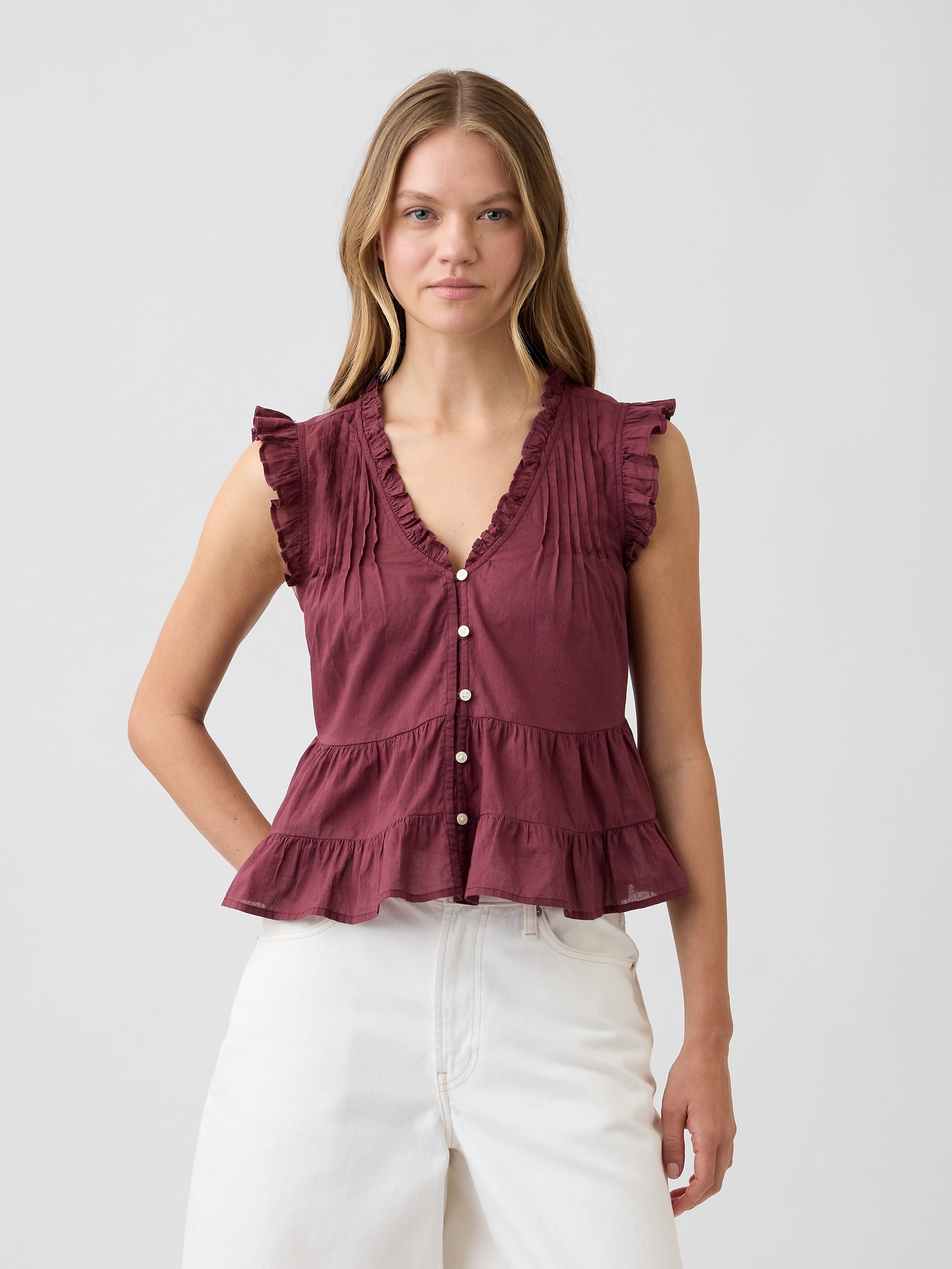 Tiered Ruffle Top