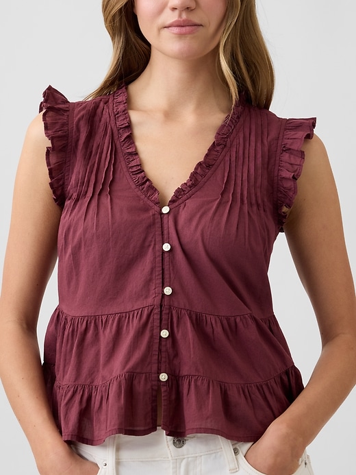 Image number 4 showing, Tiered Ruffle Top
