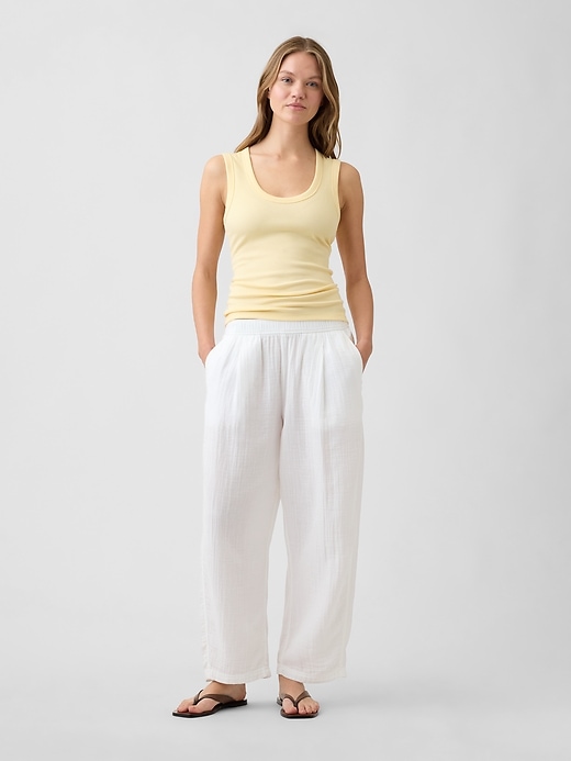 Image number 3 showing, Ribbed Scoopneck Tank Top