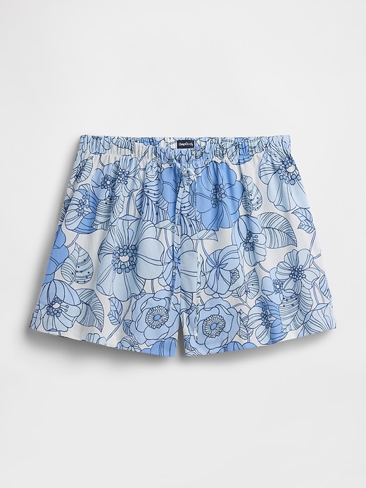 Image number 4 showing, Poplin PJ Shorts