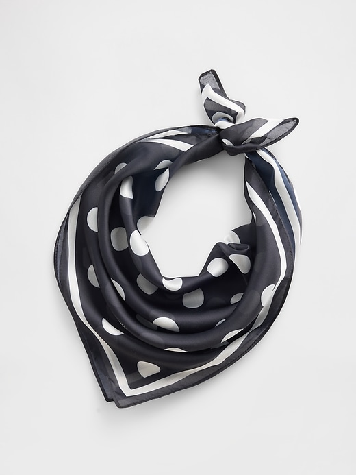 Image number 1 showing, Faux-Silk Scarf