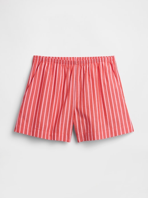 Image number 5 showing, Relaxed Pull-On Poplin Shorts