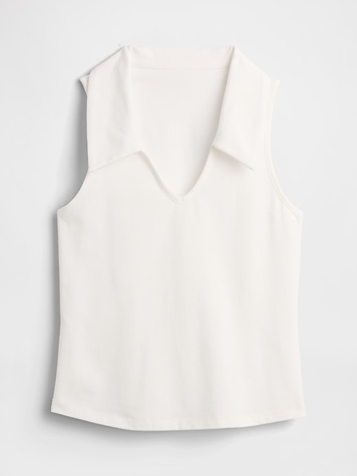 Sleeveless Scoopneck Polo Shirt | Gap Factory