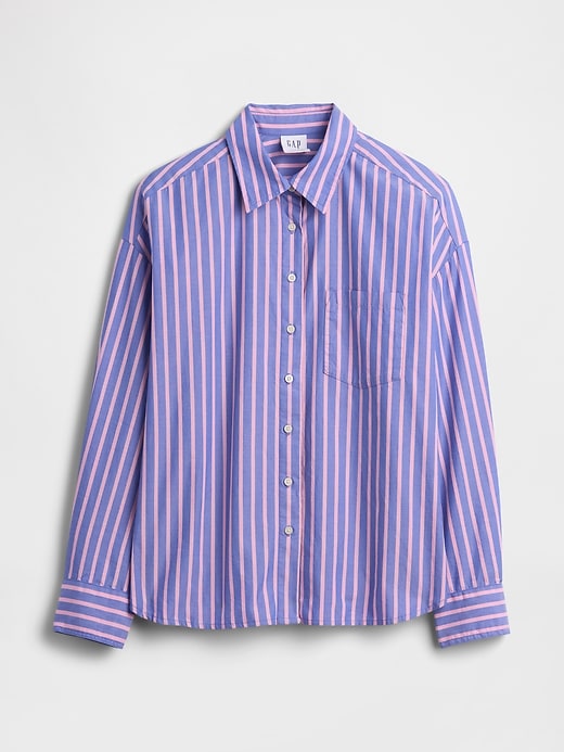 Image number 5 showing, Oversized Shirt in Poplin