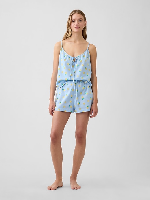 Image number 1 showing, Poplin PJ Shorts