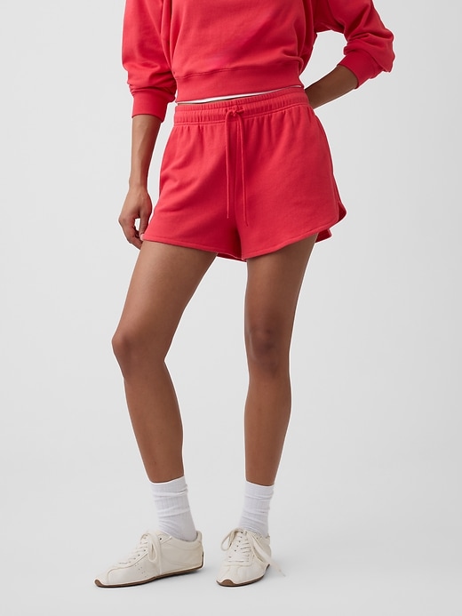 Image number 3 showing, Relaxed French Terry Dolphin Shorts