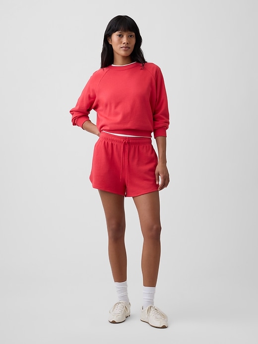 Image number 1 showing, Relaxed French Terry Dolphin Shorts