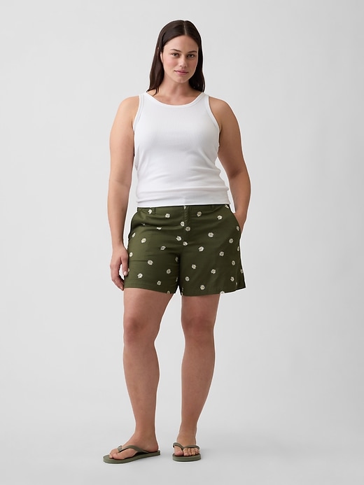 Image number 5 showing, 5" Mid Rise Downtown Khaki Shorts