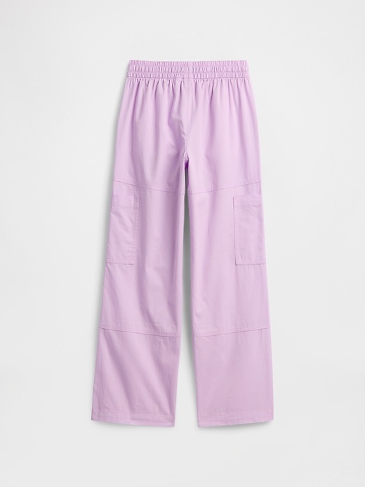 Image number 2 showing, Kids Pull-On Relaxed Denim Cargo Pants