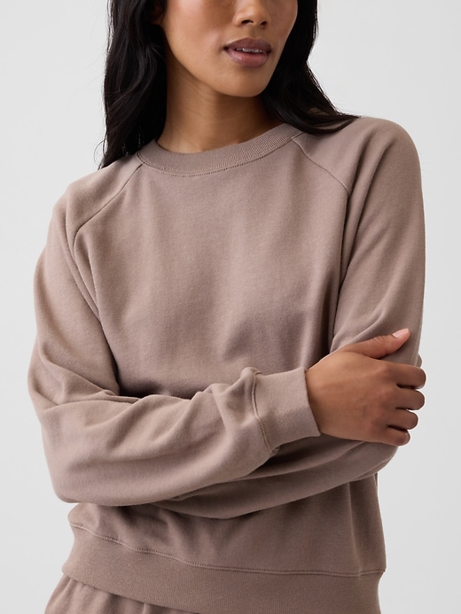 Image number 4 showing, Relaxed French Terry Crewneck Sweatshirt
